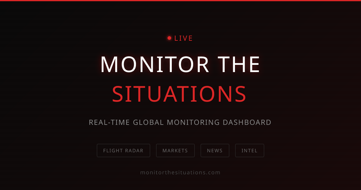 Monitor the Situations - Real-Time Global Monitoring Dashboard